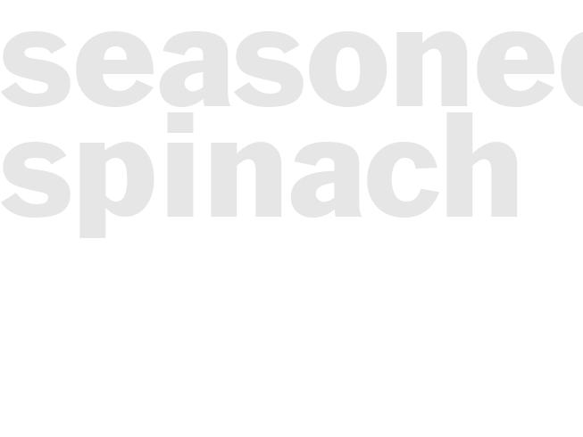 SEASONED SPINACH 