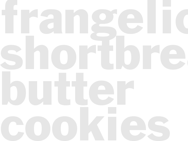 FRANGELICO SHORTBREAD BUTTER COOKIES