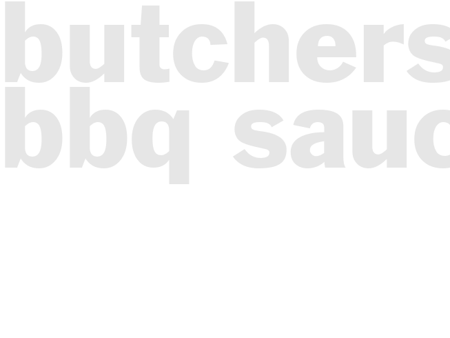 BUTCHERS BBQ SAUCE