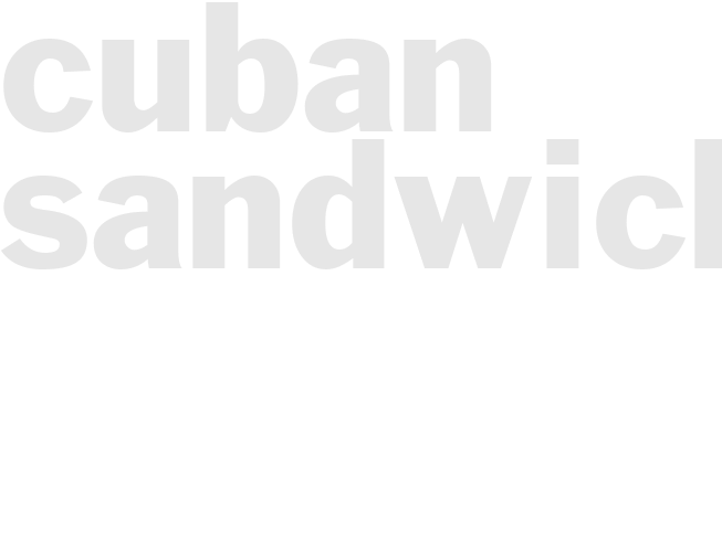 CUBAN SANDWICH