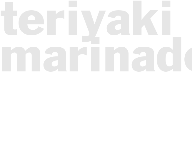 TERIYAKI MARINADE