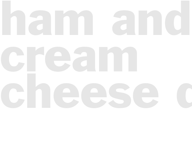 HAM AND CREAM CHEESE DIP 
