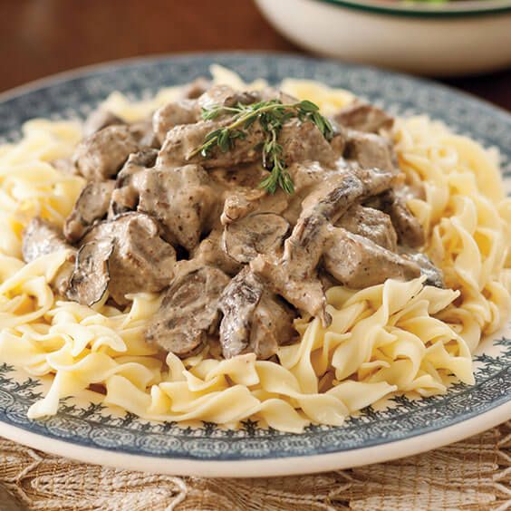 Beef Stroganoff