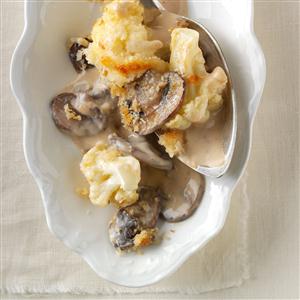 Scalloped Portobello & Cauliflower