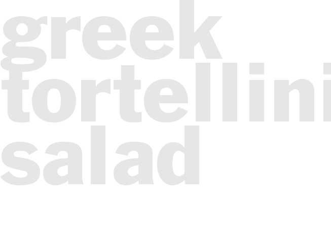 Greek Tortellini Salad