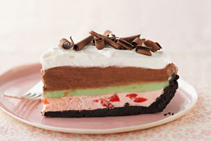 Layered Spumoni Pie