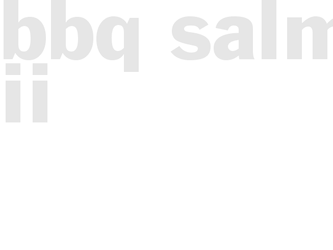 BBQ SALMON  II