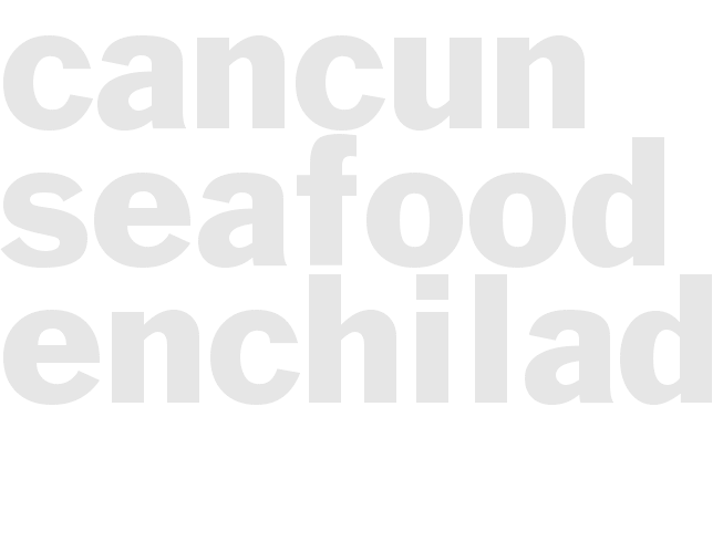 CANCUN SEAFOOD ENCHILADA 
