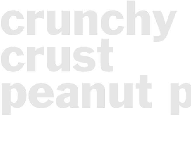 CRUNCHY CRUST PEANUT PIE