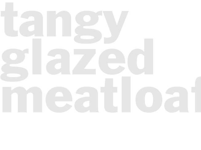 TANGY GLAZED MEATLOAF