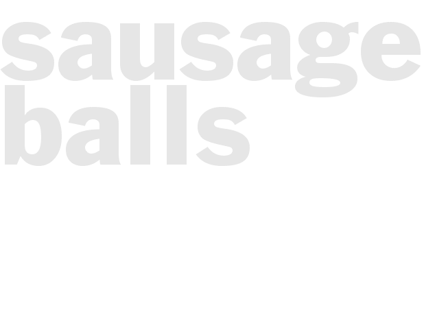 Sausage Balls