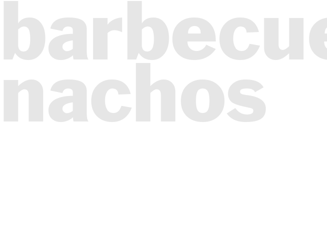 BARBECUE NACHOS 