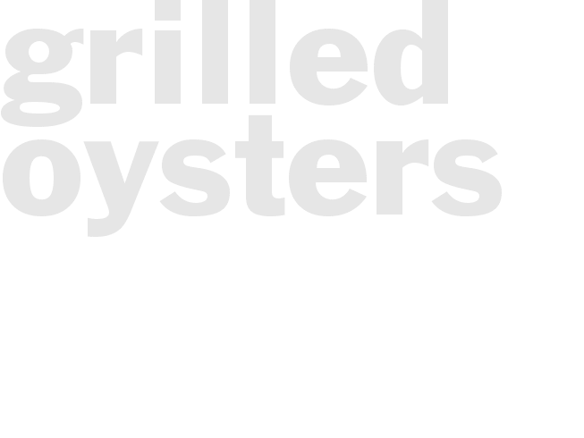 Grilled Oysters