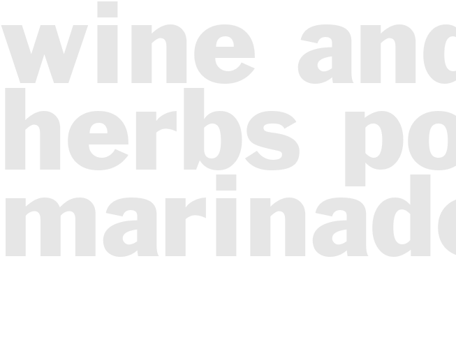 WINE AND HERBS PORK MARINADE
