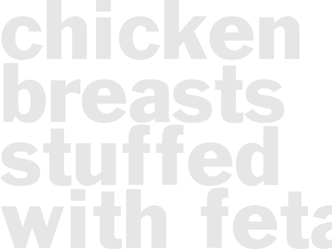 Chicken Breasts Stuffed With Feta And Spinach
