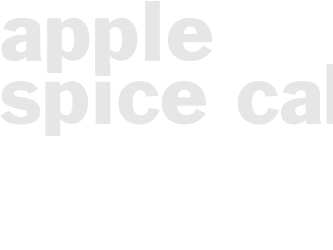 APPLE SPICE CAKE 
