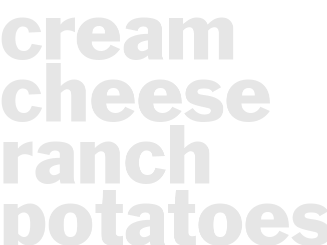CREAM CHEESE RANCH POTATOES