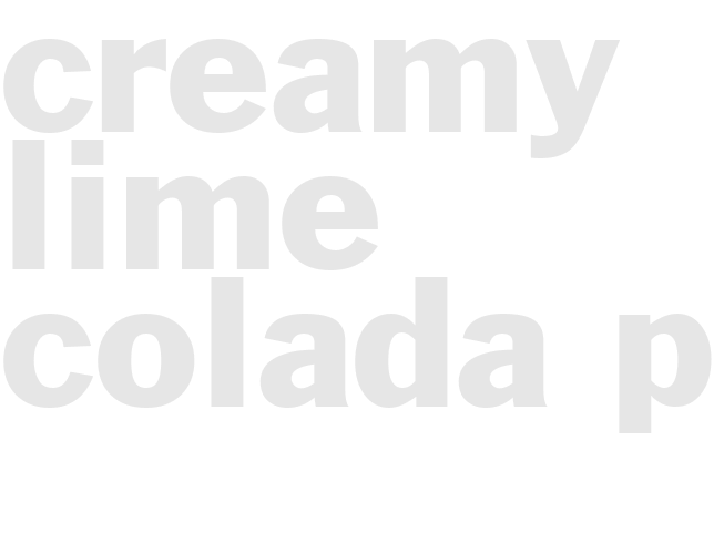 CREAMY LIME COLADA PIE