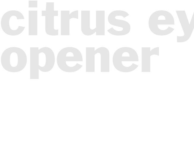 CITRUS EYE-OPENER
