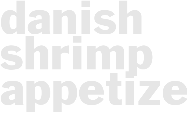 DANISH SHRIMP APPETIZER