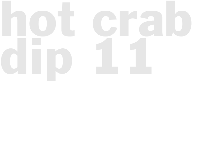 HOT CRAB DIP 11