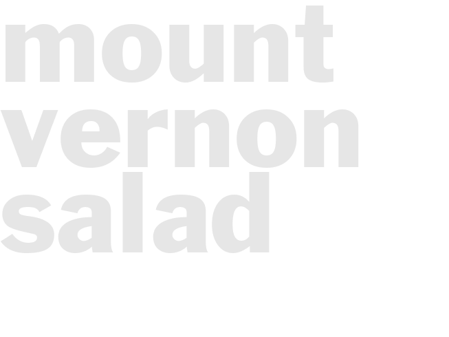 MOUNT VERNON SALAD