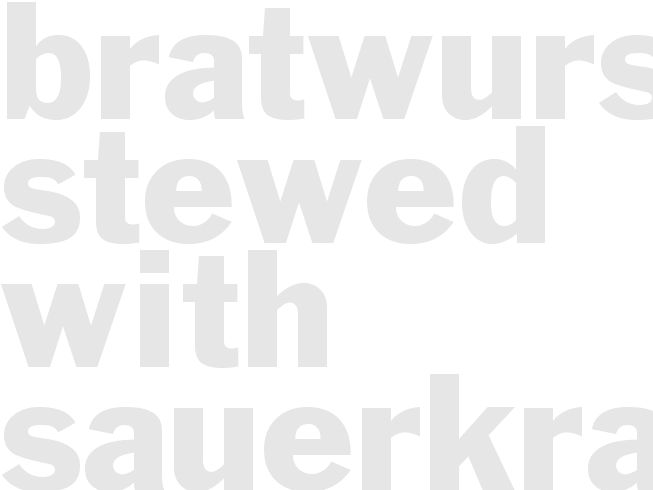 Bratwurst Stewed with Sauerkraut : Recipes : Cooking Channel