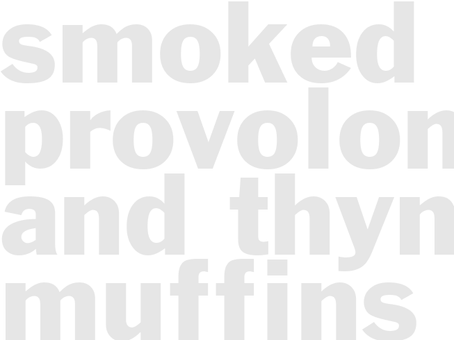 SMOKED PROVOLONE AND THYME MUFFINS 