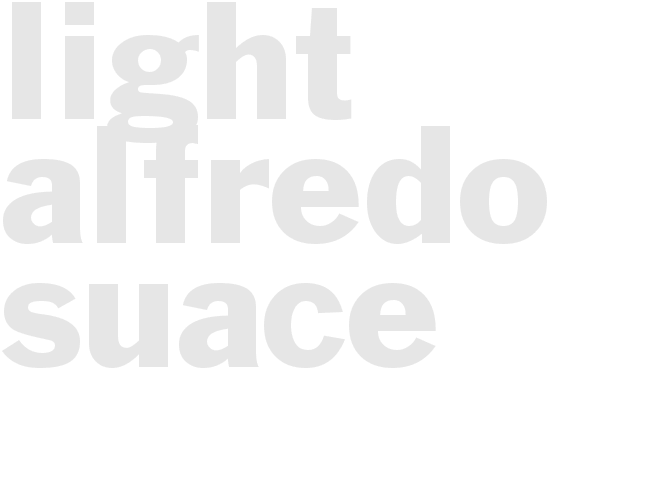 light alfredo suace