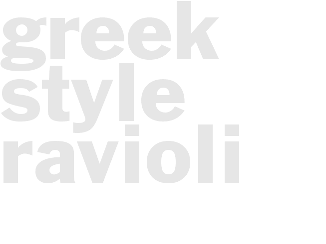 Greek-Style Ravioli 