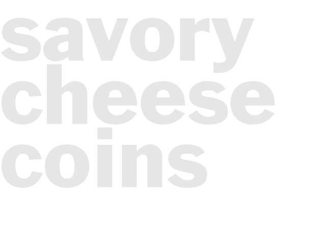 Savory Cheese Coins