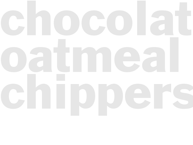 Chocolate Oatmeal Chippers