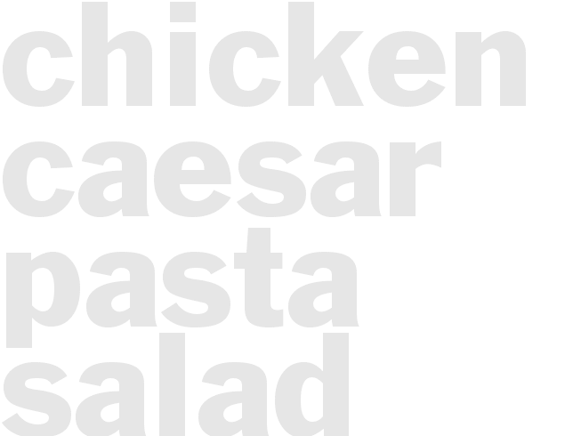 CHICKEN CAESAR PASTA SALAD   