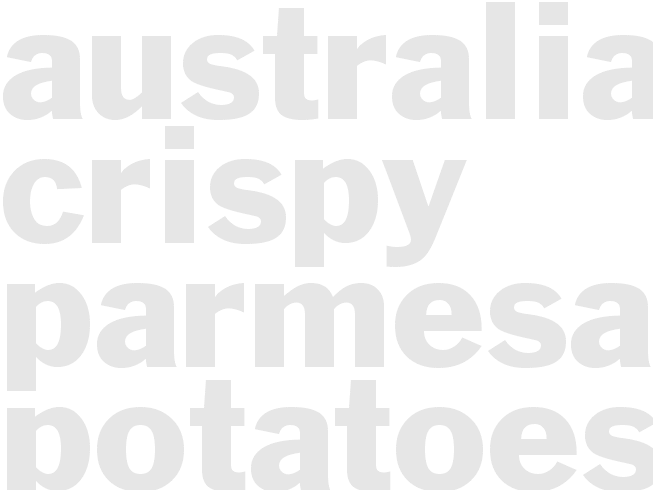 Australian Crispy Parmesan Potatoes
