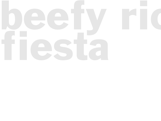 Beefy Rice Fiesta