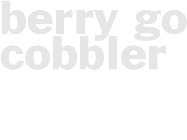 Berry Good Cobbler