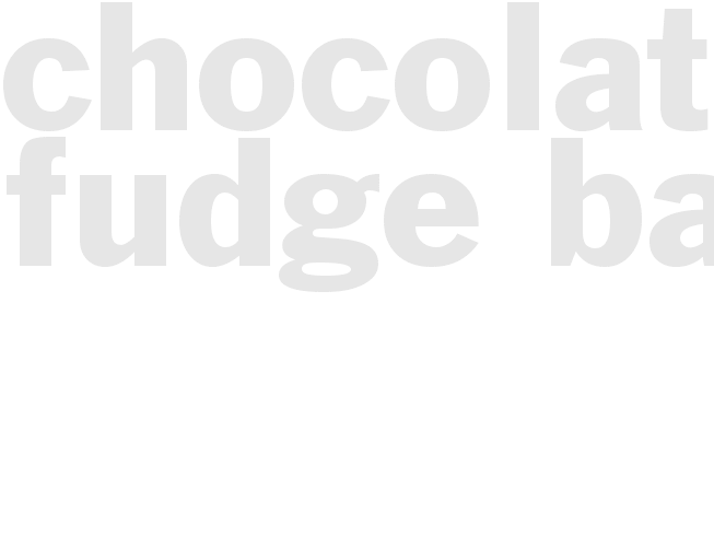 Chocolate Fudge Bars