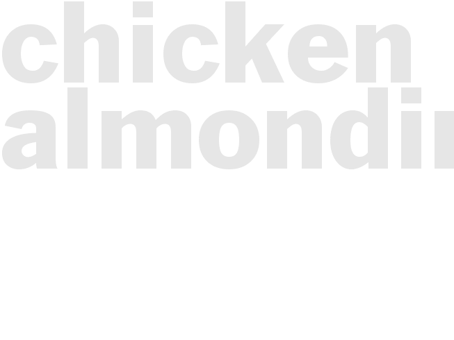 CHICKEN ALMONDINE