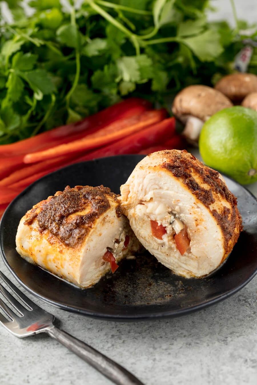 Fajita Stuffed Chicken