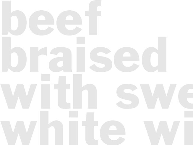 Beef Braised With Sweet White Wine