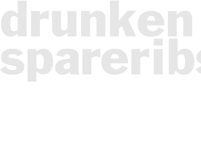 DRUNKEN SPARERIBS