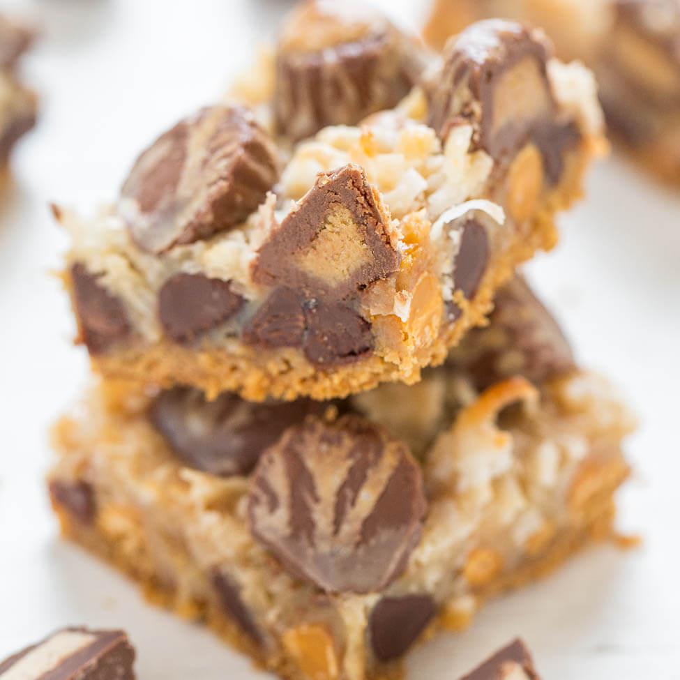 Peanut Butter Seven Layer Bars