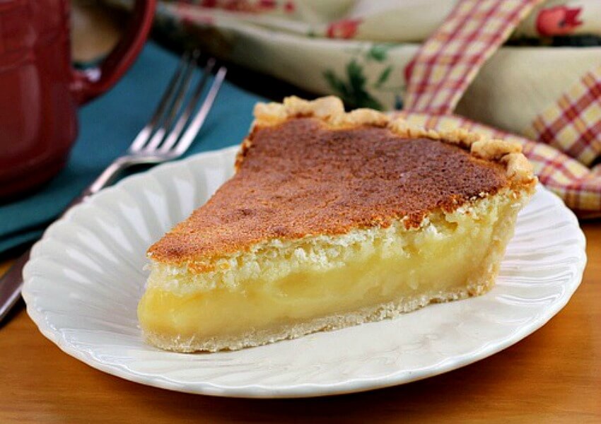 Lemon Sponge Pie
