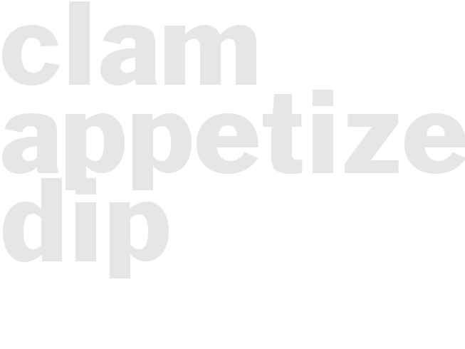 * Clam Appetizer Dip *