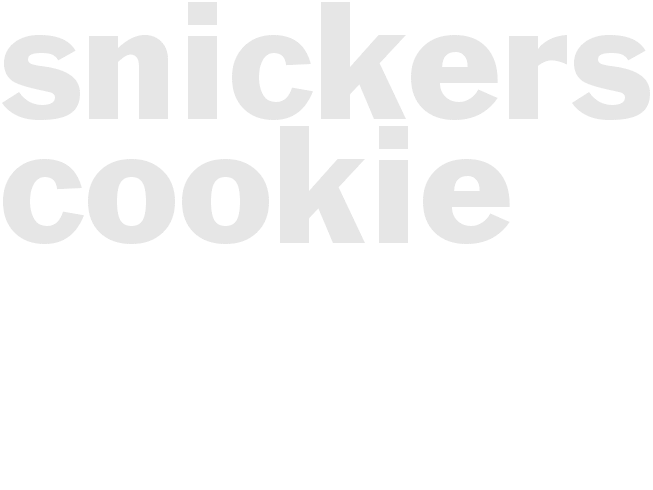 Snickers Cookie