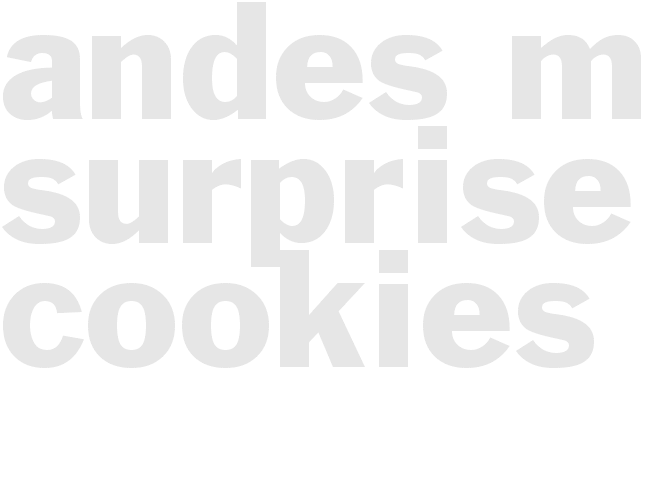 Andes Mint Surprise Cookies 