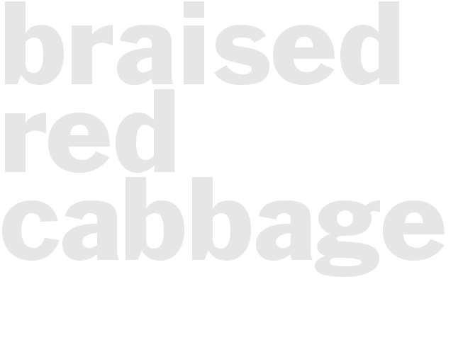 Braised Red Cabbage