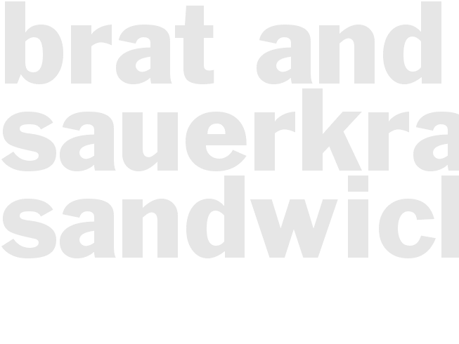 Brat and Sauerkraut Sandwiches