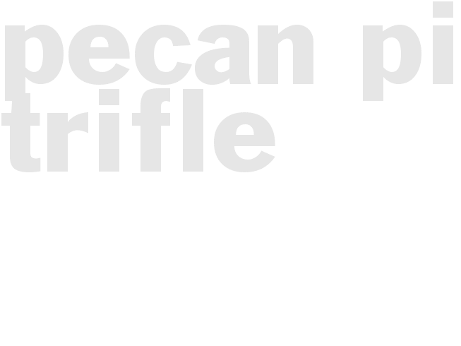 Pecan Pie Trifle