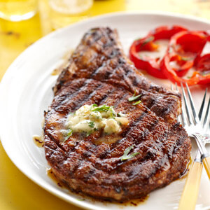 Cowboy Steak and Whiskey Butter
